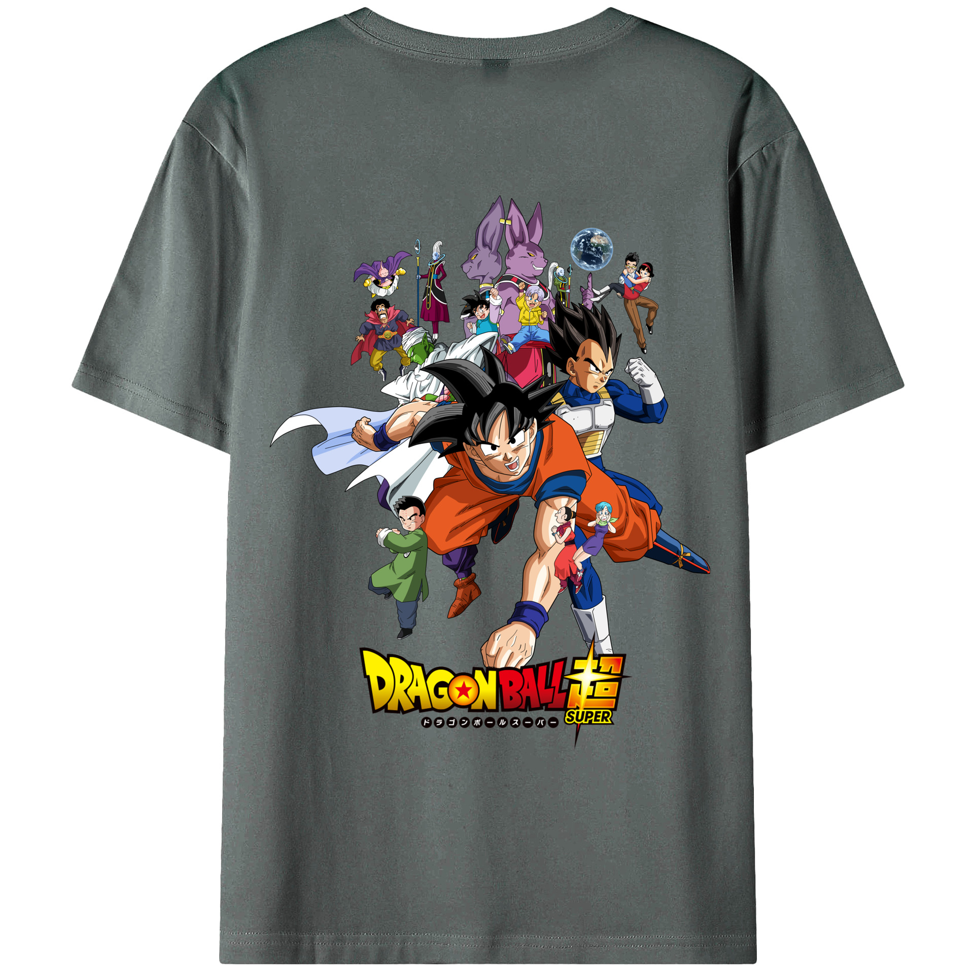 （画像用） ドラゴンボール DRAGON BALL 綿100％ メンズ半袖Tシャツ（バックプリント） 通気性